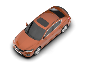 Stüdyo ortamında daha az genel bir konsept arabanın 3 boyutlu çizimi