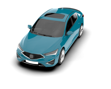 Beyaz arka planda modern araba, vektör illüstrasyonu