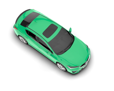 beyaz arkaplanda izole edilmiş araba 3 boyutlu görüntüleme