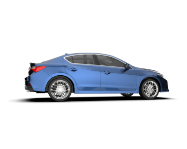 Modern lüks araba siyah arka planda izole edilmiş. 3d oluşturma