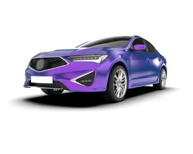 Modern araba. Ön manzara. yüksek kaliteli resimleme