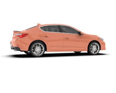 beyaz arka planda modern lüks araba 3 boyutlu görüntüleme