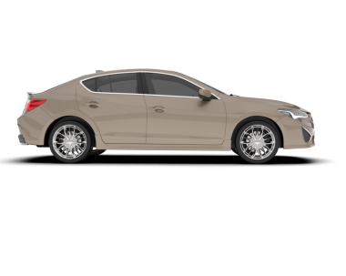 modern lüks beyaz sedan araba