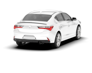 kırpma yolu olan beyaz araba arkaplanı.