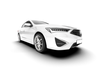 modern otomobil kırpma yolu ile izole edildi