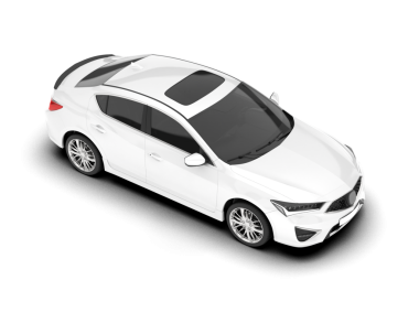 Gerçekçi bir araba. 3d illüstrasyon