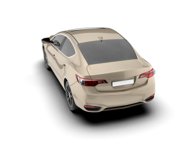 Beyaz arka planda bir araba. yüksek kalite, 3D görüntüleme