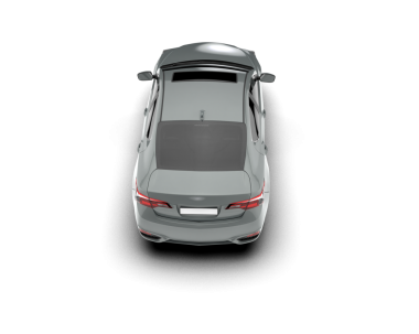 araba beyaz arkaplanda izole edildi