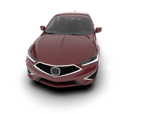 modern otomobil arka planda izole edildi