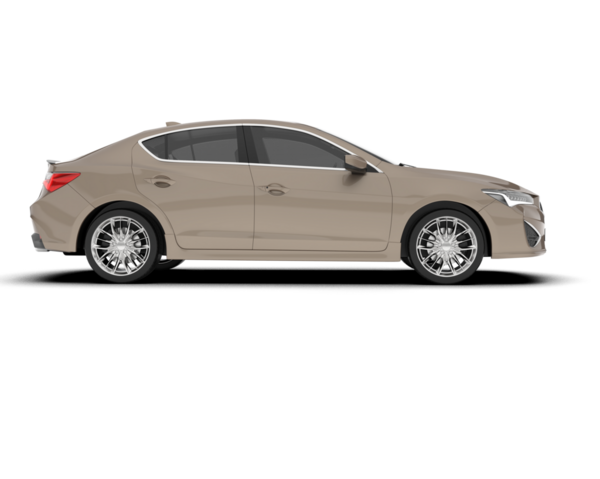 modern lüks beyaz sedan araba