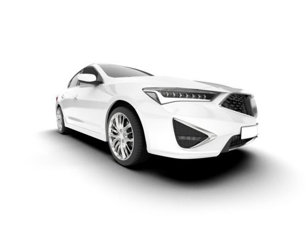 modern otomobil kırpma yolu ile izole edildi