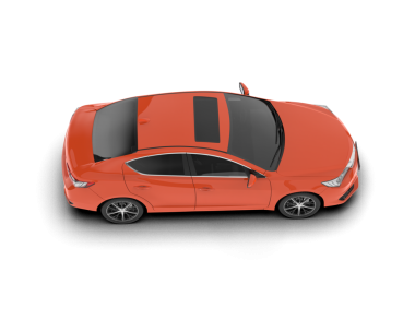 Modern araba. 3d oluşturma