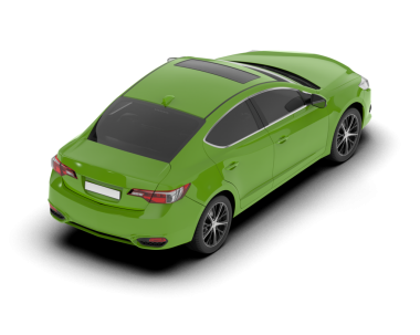 modern otomobil arka planda izole edildi