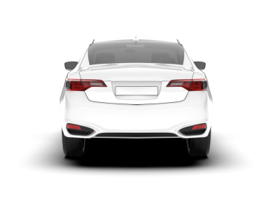 modern araba arka görünümü