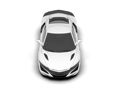 Modern araba. 3 boyutlu resimleme