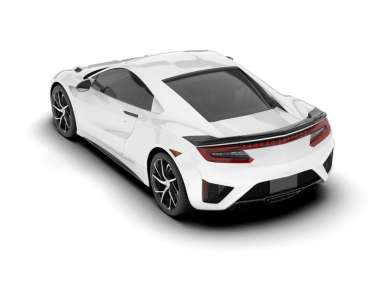 modern spor araba beyaz arka planda izole