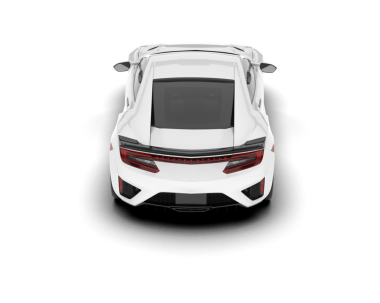 Gri arka planda beyaz modern araba.