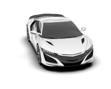 Gerçekçi beyaz araba. Yan görünüş. vektör illüstrasyonu.