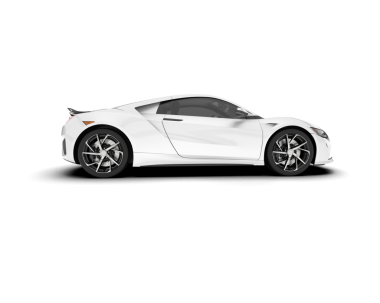 araba beyaz arkaplanda izole edildi