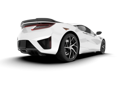 Stüdyo ortamında daha az genel bir konsept arabanın 3 boyutlu çizimi