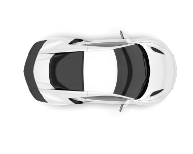 modern araba beyaz arkaplanda izole edildi