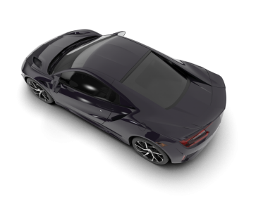 Gri arka planda modern siyah araba. 3d oluşturma