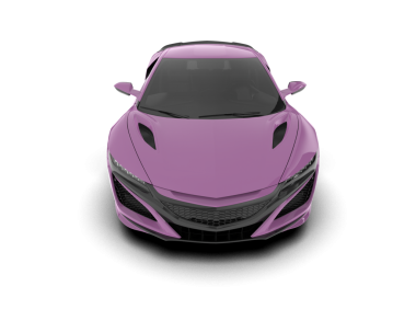 beyaz arkaplandaki modern araba 3 boyutlu görüntüleme