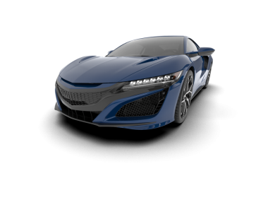 gerçekçi modern araba arka planda izole