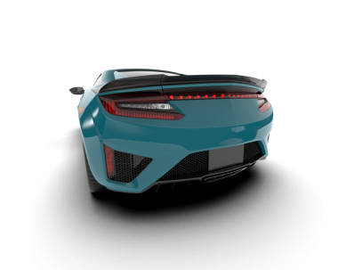 Modern araba. vektör gerçekçi illüstrasyon