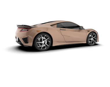 Gerçekçi spor araba. beyaz arkaplanda izole.