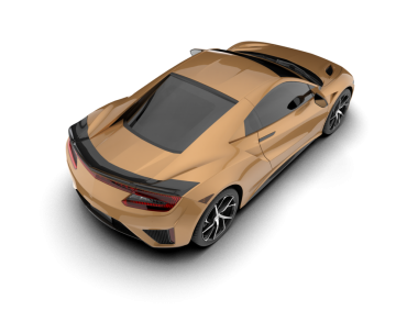 modern lüks araba arka planda izole