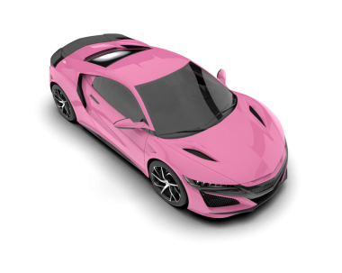 pembe modern spor araba