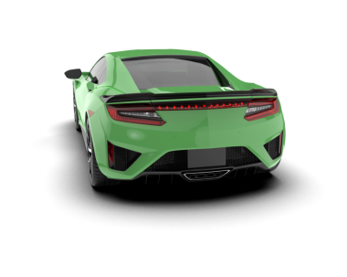 modern otomobil arka planda izole edildi