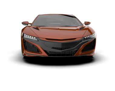 Araba arka planda izole. 3D görüntüleme - illüstrasyon