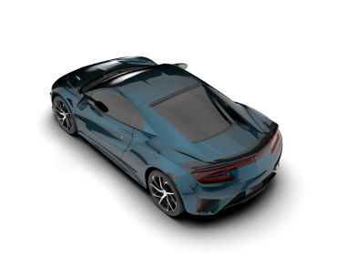 Siyah arka planda modern lüks bir araba. 3d oluşturma