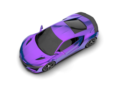 Daha az genel bir konsept arabanın 3 boyutlu çizimi