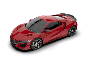kırmızı modern süper spor araba - ön manzara