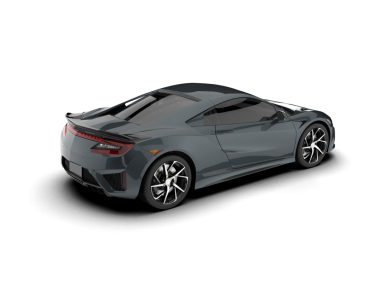 beyaz arka planda modern araba.