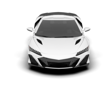 Modern araba arka planda izole edilmiş. 3d oluşturma.