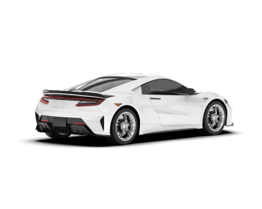 Modern araba arka planda izole edilmiş. 3D görüntüleme - illüstrasyon