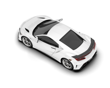 modern beyaz araba beyaz arka plan üzerinde izole