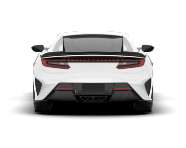 Gerçekçi beyaz spor araba. Siyah arka planda izole edilmiş. vektör.