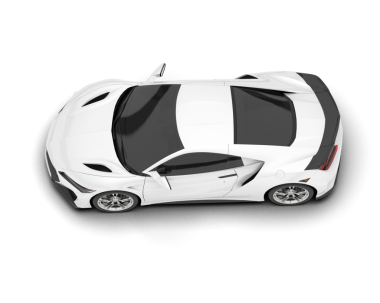 modern araba beyaz arkaplanda izole edildi