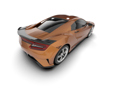 Modern araba. 3 Boyutlu Hazırlama.