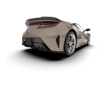 modern spor araba beyaz arka planda izole