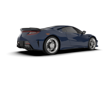 beyaz arkaplanda modern araba