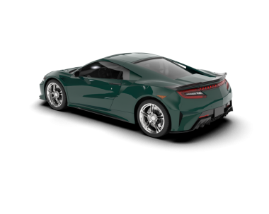 modern araba beyaz arka planda izole edildi. 3 boyutlu çizim - illüstrasyon