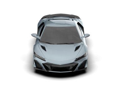 Stüdyo ortamında daha az genel bir konsept arabanın 3 boyutlu çizimi