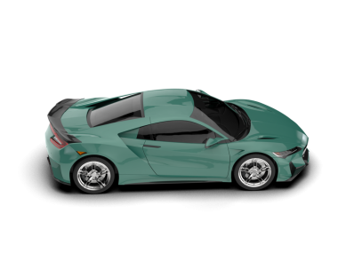 Modern araba beyaz arka planda izole edilmiş. 3d illüstrasyon