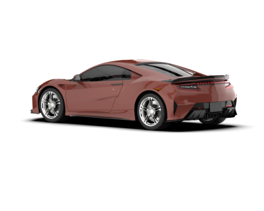 Modern araba. ön görünüm.